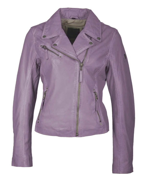 Clara Sunwoo - Classic Liquid Leather Jacket With Hem Zip